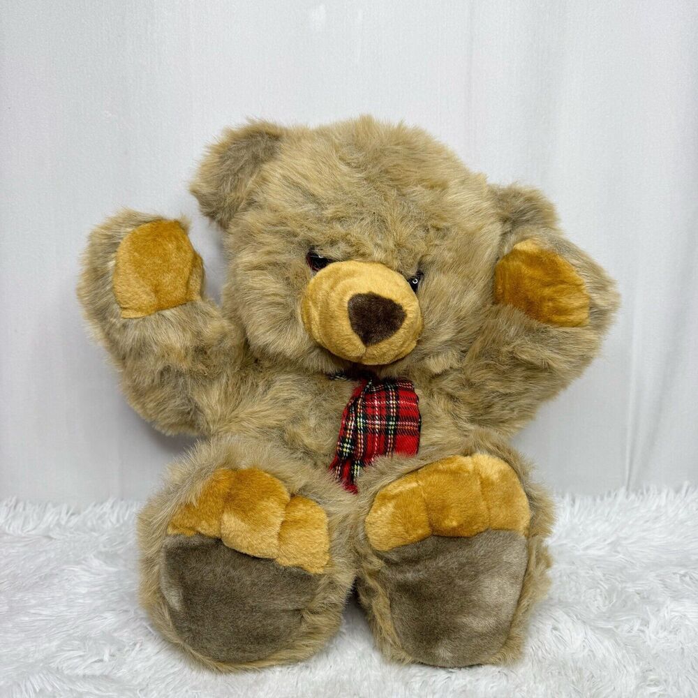 JC Penney Collection Light Brown 24”Teddy Bear Plush Stuffed Animal JC Penny-Vtg